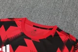 25-26 Man Utd Red black Training Short Suit