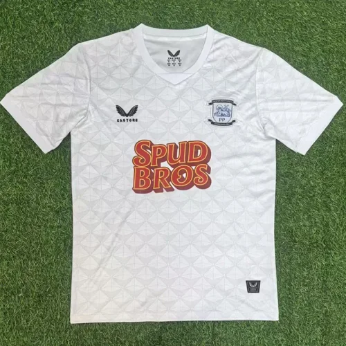 25-26 Preston North End Home Fans Soccer Jersey