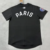 25-26 PSG Black Casual Edition Baseball Jersey