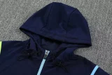 25-26 Man City Royal blue Hoodie Jacket Tracksuit