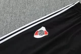 25-26 River Plate Black Hoodie Jacket Tracksuit