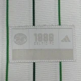25-26 Celtic White Green Casual Edition Baseball Jersey