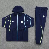 25-26 Man City Royal blue Hoodie Jacket Tracksuit