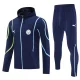 25-26 Man City Royal blue Hoodie Jacket Tracksuit