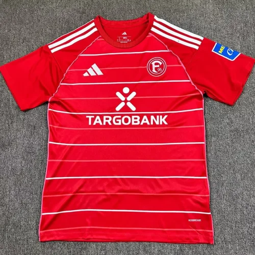 25-26 Fortuna Dusseldorf Home Fans Soccer Jersey