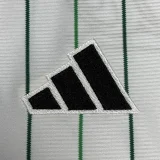 25-26 Celtic White Green Casual Edition Baseball Jersey