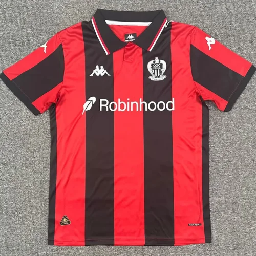 25-26 OGC Nice Home Fans Soccer Jersey