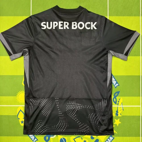 25-26 Sporting Lisbon Black Fans Soccer Jersey