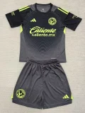 25-26 Club America Black GoalKeeper Kids Soccer Jersey