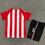 25-26 Sunderland Home Kids Soccer Jersey