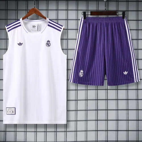 25-26 RMA White Tank top and shorts suit