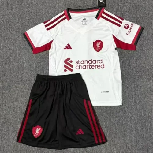 25-26 LIV Away Kids Soccer Jersey