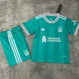 25-26 LIV Green Kids Soccer Jersey