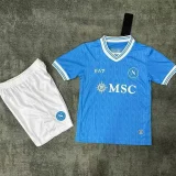 25-26 Napoli Homer Kids Soccer Jersey
