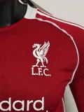 25-26 LIV Home Long Sleeve Player Version Soccer Jersey (长袖球员)