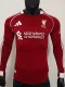25-26 LIV Home Long Sleeve Player Version Soccer Jersey (长袖球员)