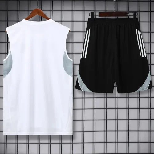 25-26 RMA White Tank top and shorts suit