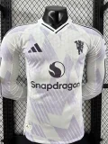 25-26 Man Utd Away Long Sleeve Player Version Soccer Jersey (长袖球员)