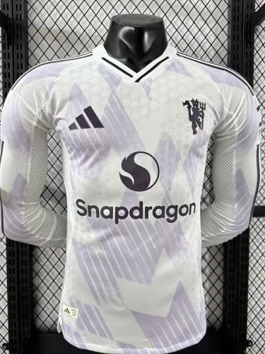 25-26 Man Utd Away Long Sleeve Player Version Soccer Jersey (长袖球员)