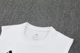 25-26 Man Utd White Tank top and shorts suit