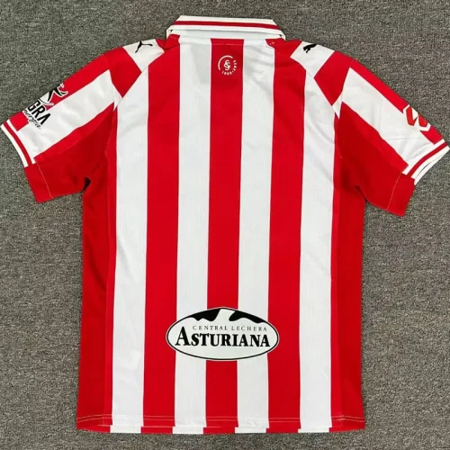 25-26 Gijon Home Fans Soccer Jersey