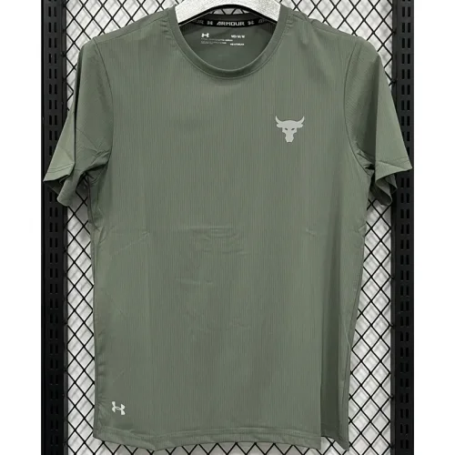 A222 UA Green High Quality Casual T-Shirt #牛头