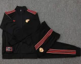 25-26 Man Utd Black Jacket Tracksuit #A2508