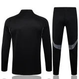 25-26 RMA Black Kids Half Pull Tracksuit #E2511(童装)(半拉链)