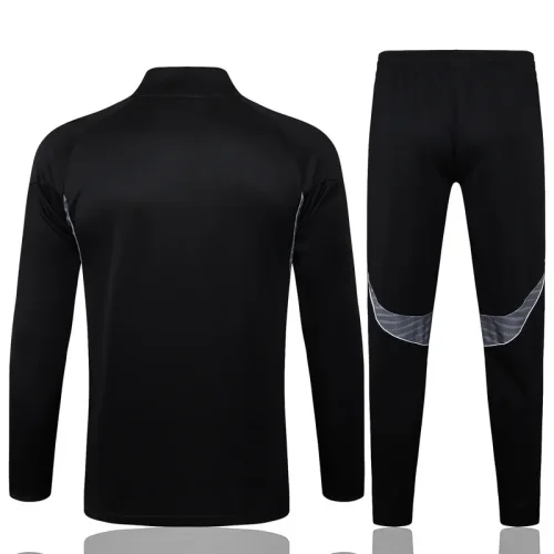 25-26 RMA Black Kids Half Pull Tracksuit #E2511(童装)(半拉链)