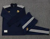 25-26 JUV Royal blue Kids Half Pull Tracksuit #E2504(童装)(半拉链)