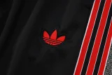 25-26 Man Utd Black Half Pull Tracksuit #B2506(半拉链)