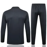25-26 Argentina Dark gray Kids Half Pull Tracksuit #E2541(童装)(半拉链)