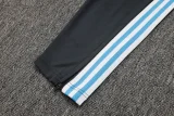 25-26 Argentina Dark gray Kids Half Pull Tracksuit #E2541(童装)(半拉链)