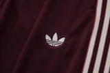 25-26 Bayern Deep Red Kids Half Pull Tracksuit #E2515(童装)(半拉链)
