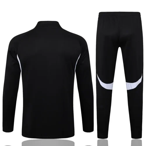 25-26 LIV Black Kids Half Pull Tracksuit #E2535(童装)(半拉链)