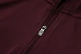 25-26 Bayern Deep Red Kids Half Pull Tracksuit #E2515(童装)(半拉链)