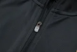 25-26 Argentina Dark gray Kids Half Pull Tracksuit #E2541(童装)(半拉链)