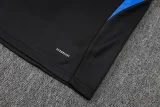 25-26 Man Utd Black Kids Half Pull Tracksuit #E2554(童装)(半拉链)