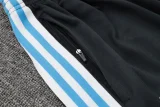 25-26 Argentina Dark gray Kids Half Pull Tracksuit #E2541(童装)(半拉链)
