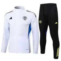 25-26 Man Utd White Jacket Tracksuit #A2533