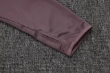 25-26 Man Utd Grey purple Kids Half Pull Tracksuit #E2589(童装)(半拉链)