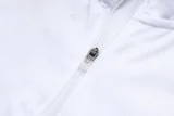 25-26 RMA White Kids Half Pull Tracksuit #E2572(童装)(半拉链)