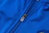 25-26 Man Utd Fancy blue Kids Half Pull Tracksuit #E25102(童装)(半拉链)