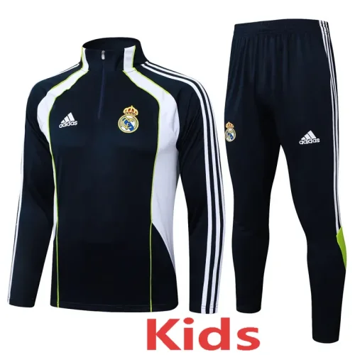 25-26 RMA Royal blue Kids Half Pull Tracksuit #E2571(童装)(半拉链)