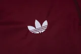 25-26 Ajax Jujube red Kids Half Pull Tracksuit #E2598(童装)(半拉链)