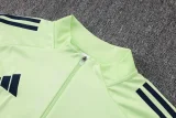 25-26 RMA Light green Kids Half Pull Tracksuit #E2567(童装)(半拉链)