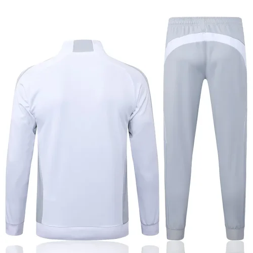 25-26 RMA White grey Kids Jacket Tracksuit #E25100(童装)