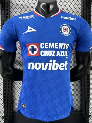 25-26 Cruz Azul Home Player Version Soccer Jersey