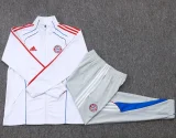 25-26 Bayern White Kids Jacket Tracksuit #E2585(童装)