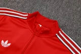 25-26 LIV Red Kids Half Pull Tracksuit #E2597(童装)(半拉链)